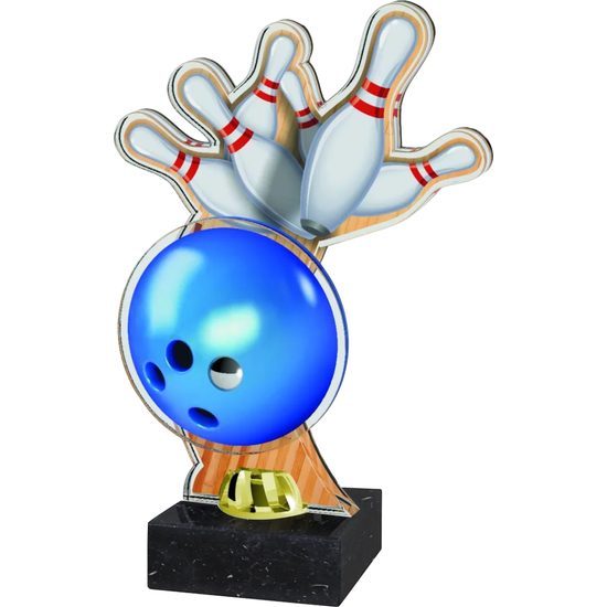 Trofeo Viena de Acrílico para Boliche