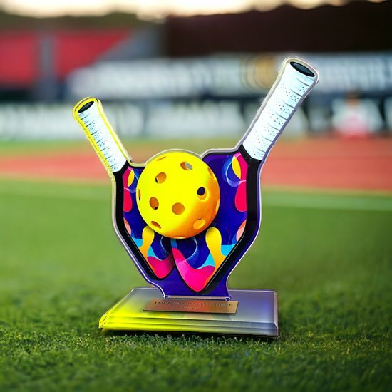 Trofeo Acrílico Cannes para Pickleball