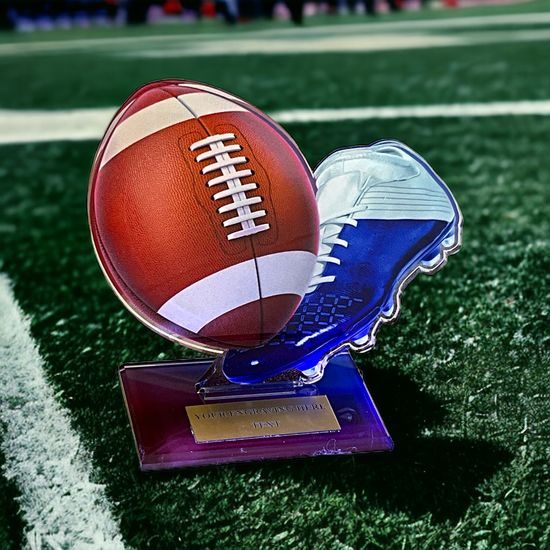 Trofeo Acrílico Cannes para Fútbol Americano 2