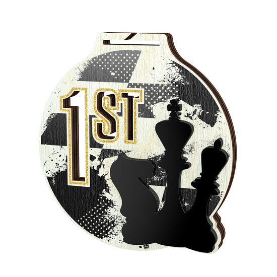 Medalla Highgrove Fusion para Ajedrez Oro - 1er Lugar