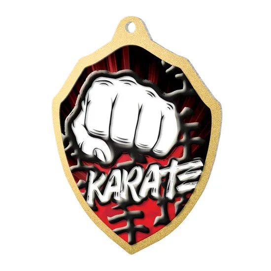 Medalla de Karate Molten de Acero Inoxidable Fundido