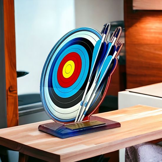 Trofeo Acrílico Cannes de Tiro con Arco