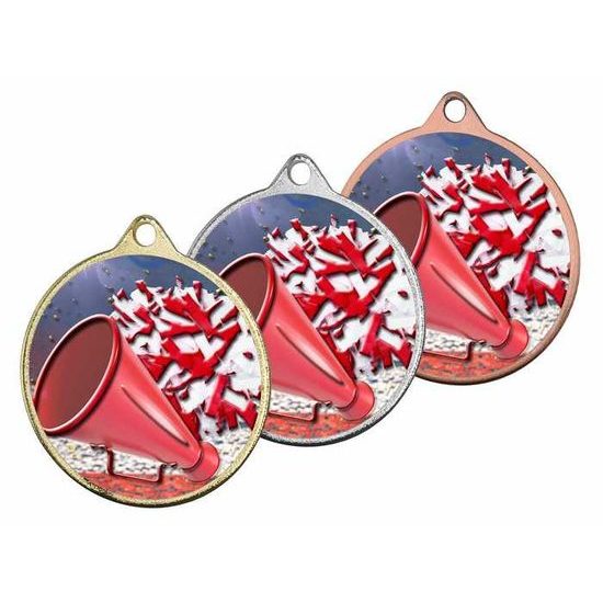 Medalla Barnet con Textura e Impresión 3D MaxMedal para Porristas