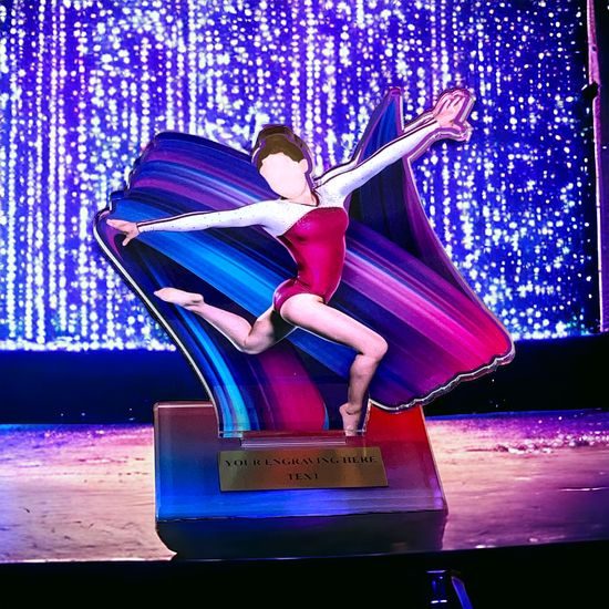 Trofeo Acrílico Cannes de Gimnasia