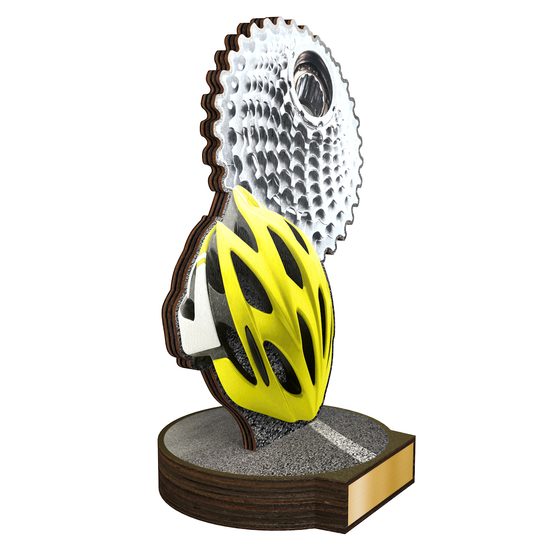 Trofeo Grove de Madera Real para Ciclismo