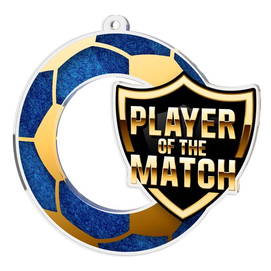 Medalla de Escudo para Jugador del Partido de Fútbol
