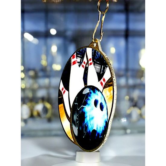 Medalla metálica para bolos acero inoxidable