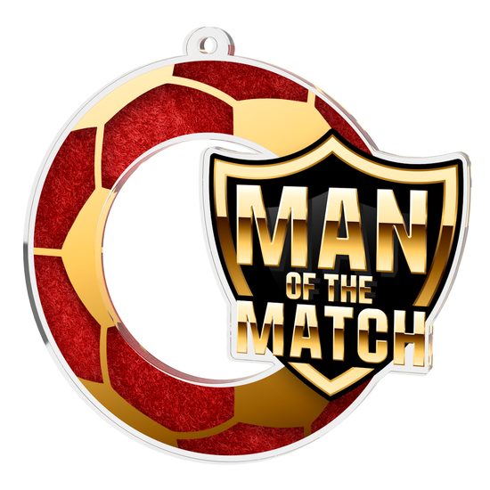 Medalla de Escudo Jugador del Partido de Fútbol