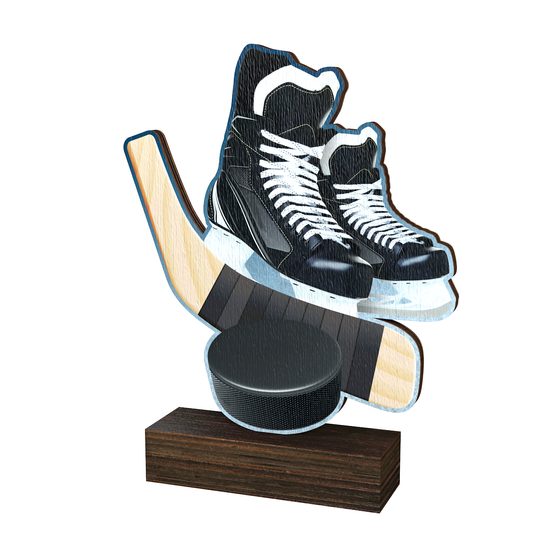 Trofeo de Madera Sierra para Hockey sobre Hielo