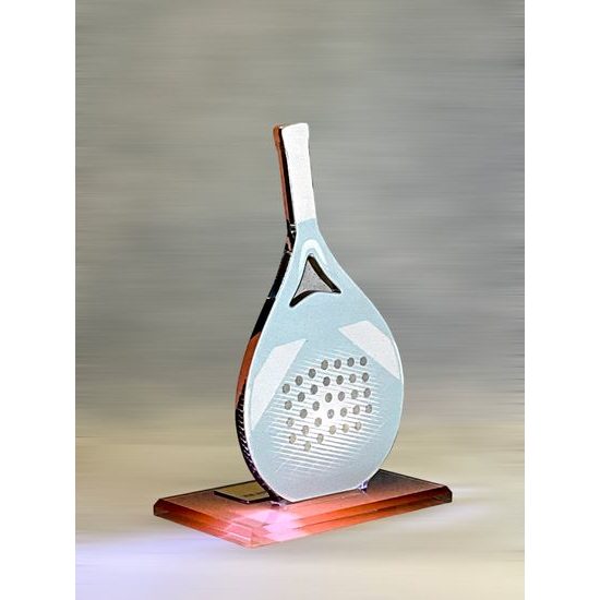 Trofeo Acrílico Cannes para Pádel