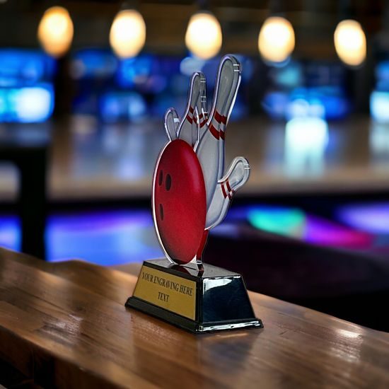 Trofeo Acrílico Berlín de Boliche