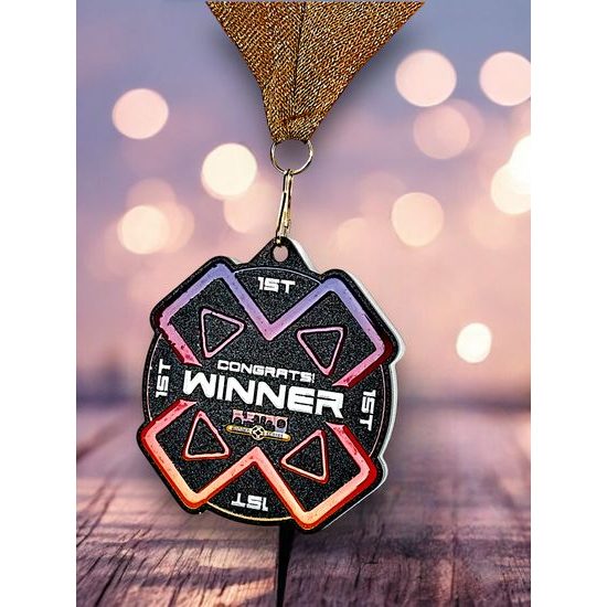 Medalla de Acero Inoxidable Personalizada Polaris