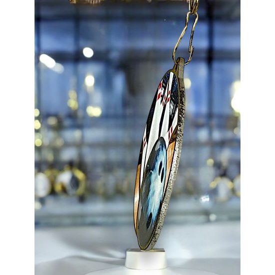 Medalla metálica para bolos acero inoxidable