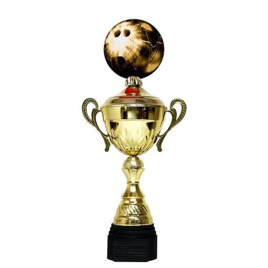 Copa Metálica Minot de Boliche Oro