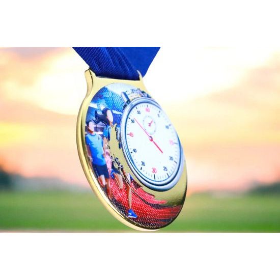 Medalla Sacul Running Color Textura Impresión 3D