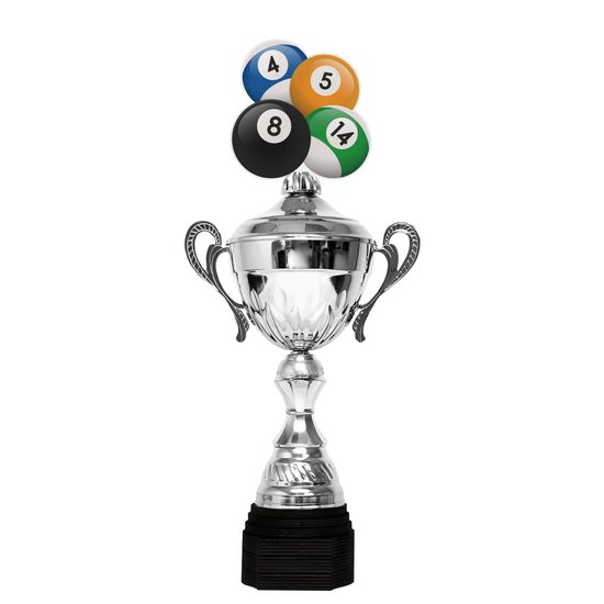 Copa Metálica Minot de Billar Plata