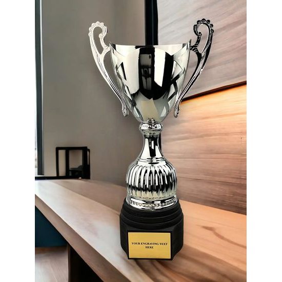 Copa Lamar de plata con láser