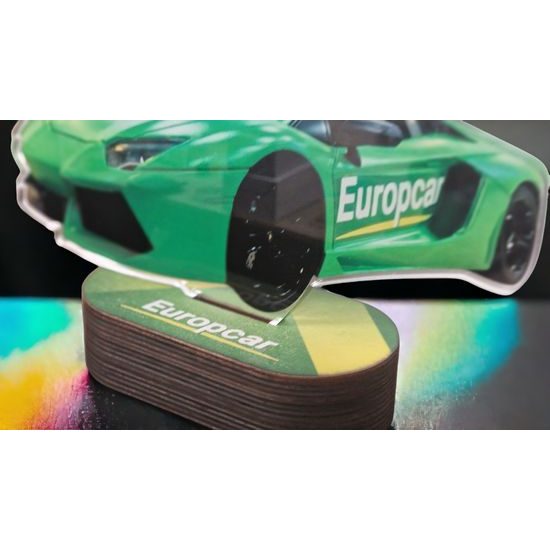 Premio de Fusión de Retrato Personalizado Canova de Acrílico y Madera