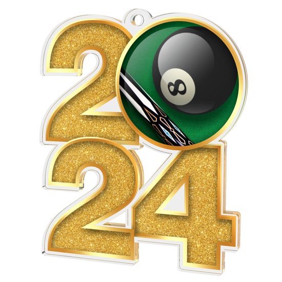 Medalla de Acrílico Snooker 2024