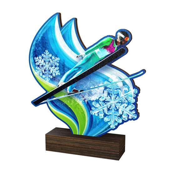 Trofeo de Madera Real Sierra para Salto de Esquí