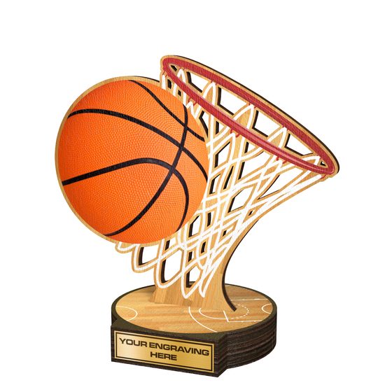 Trofeo Grove de Madera Real para Baloncesto