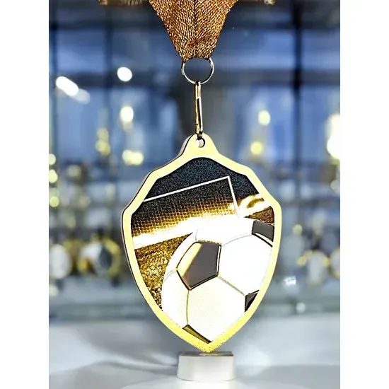 Medalla Clásica de Fútbol Soccer Molten de Acero Inoxidable Fundido