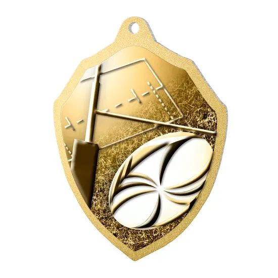 Medalla Clásica de Rugby Molten de Acero Inoxidable Fundido