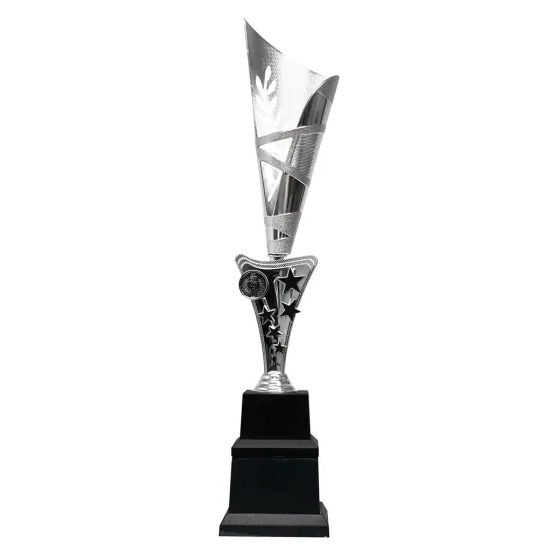 Trofeo Conifer Plata y Negro con doble base