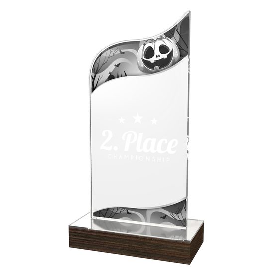 Trofeo Clásico de Halloween de Madera y Acrílico United