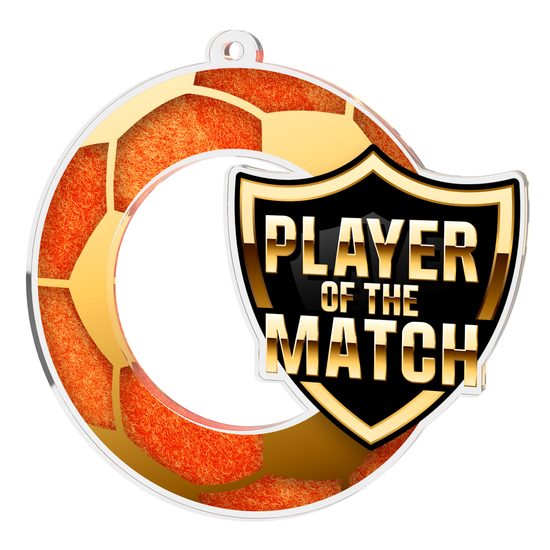 Medalla de Escudo para Jugador del Partido de Fútbol