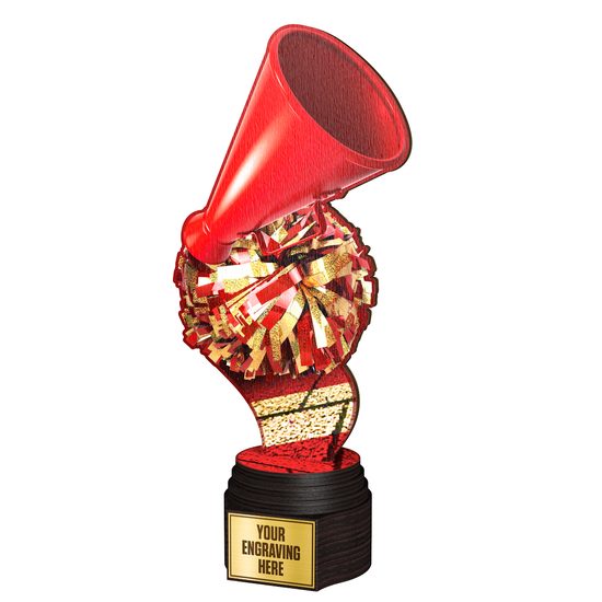 Trofeo Frontier de Madera para Porristas a Full Color