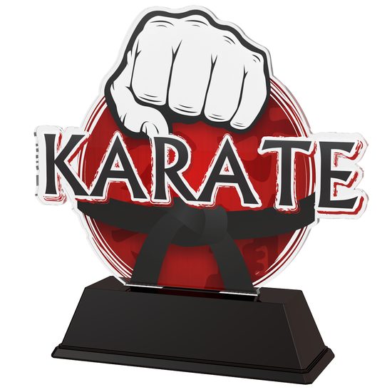 Trofeo Acrílico Ostrava para Karate