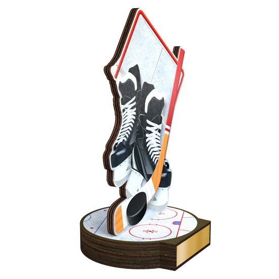 Trofeo Grove de Madera Real para Hockey sobre Hielo