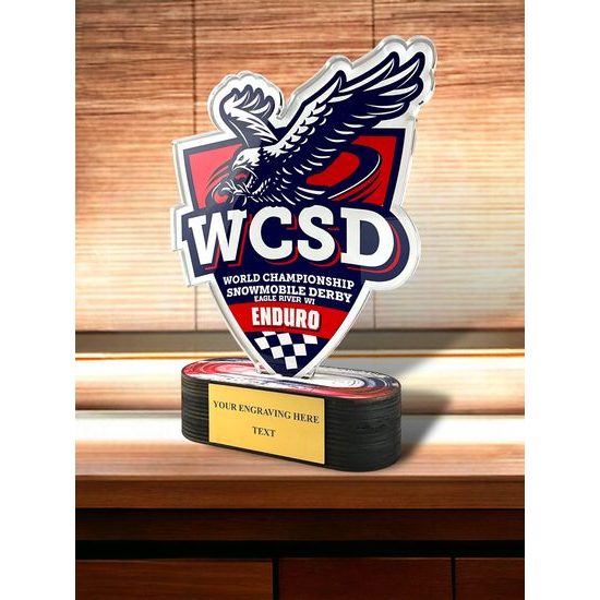 Premio de Fusión de Retrato Personalizado en Acrílico y Madera Montana