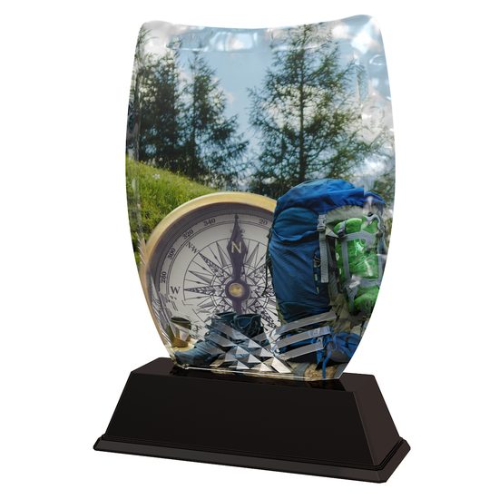 Trofeo Acrílico Iceberg para Senderismo de Montaña