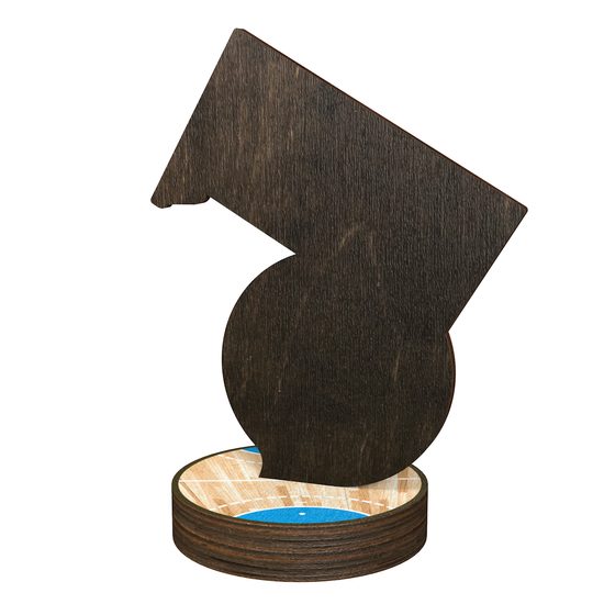 Trofeo Grove de Madera Real para Balonmano
