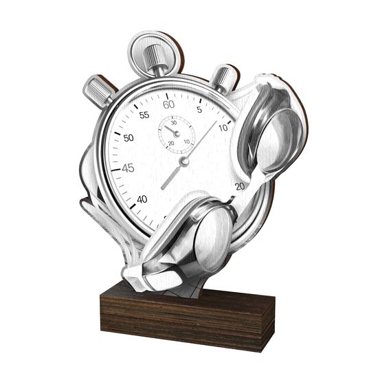 Trofeo de Madera Sierra para Natación - Clásico