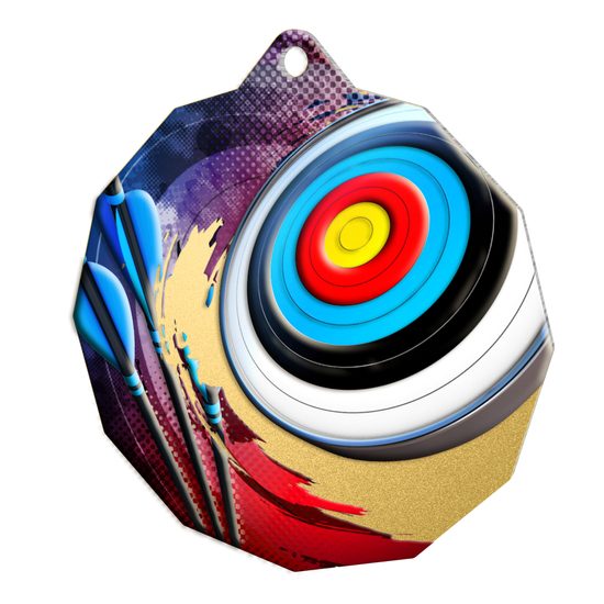 Medalla de Tiro con arco acero inoxidable