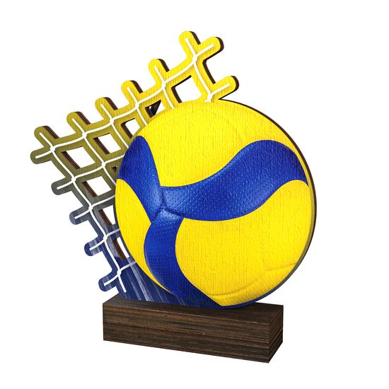 Trofeo de Madera Sierra para Voleibol