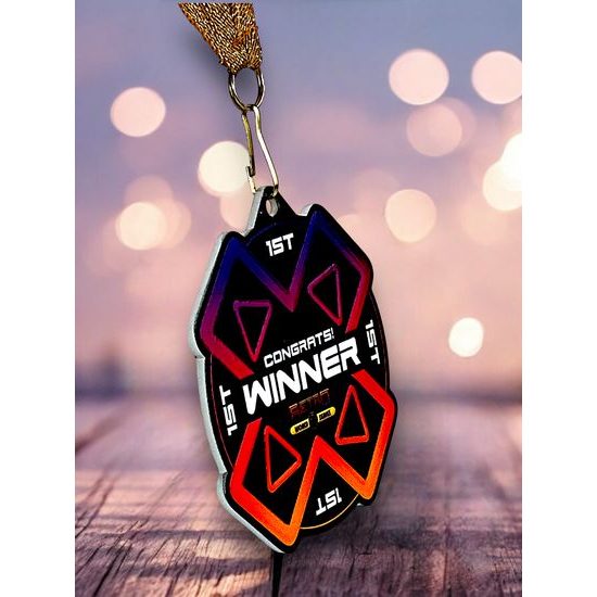 Medalla de Acero Inoxidable Personalizada Polaris