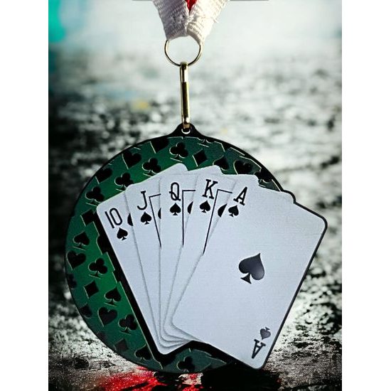 Medalla de Rincón en acrílico negro para cartas