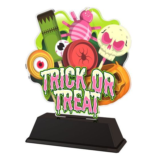Trofeo de Halloween "Truco o Trato"