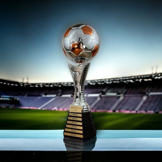 Trofeo Eminent Plata y Naranja para Fútbol