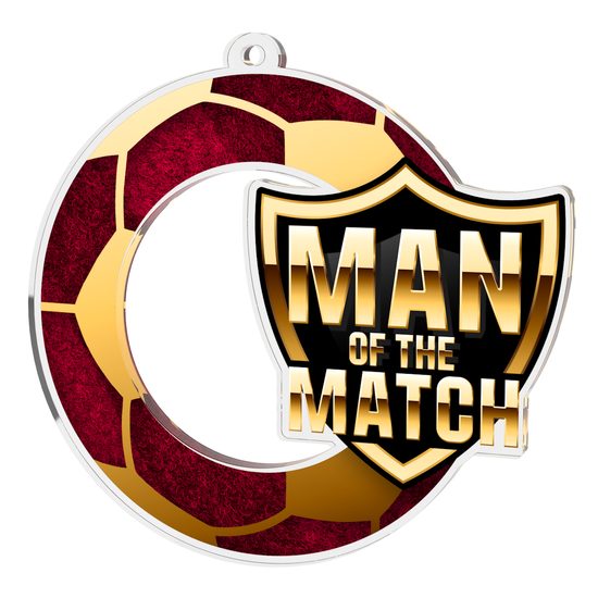 Medalla de Escudo Jugador del Partido de Fútbol