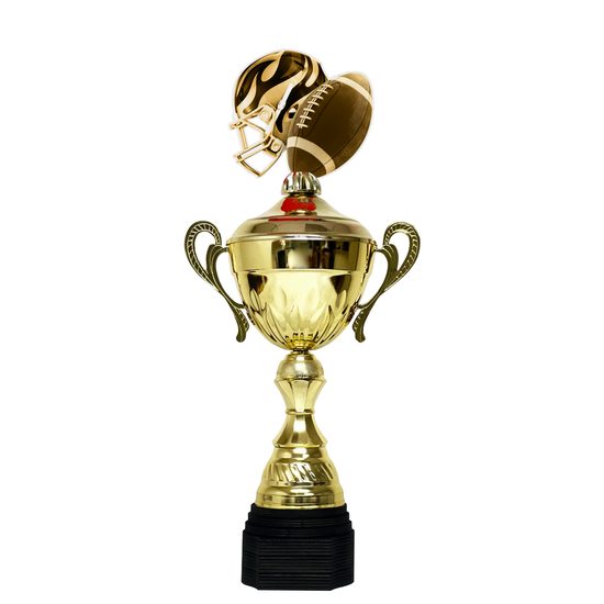 Copa Metálica Minot de Fútbol Americano Oro