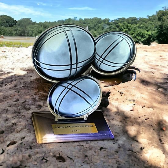 Trofeo Acrílico Cannes para Petanca