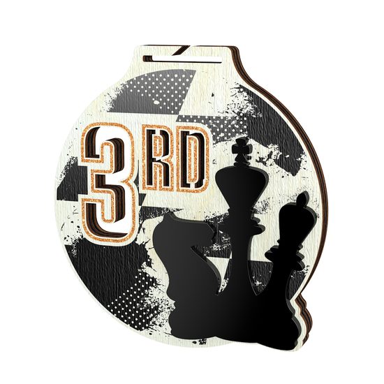 Medalla Highgrove Fusion para Ajedrez Bronce - 3er Lugar