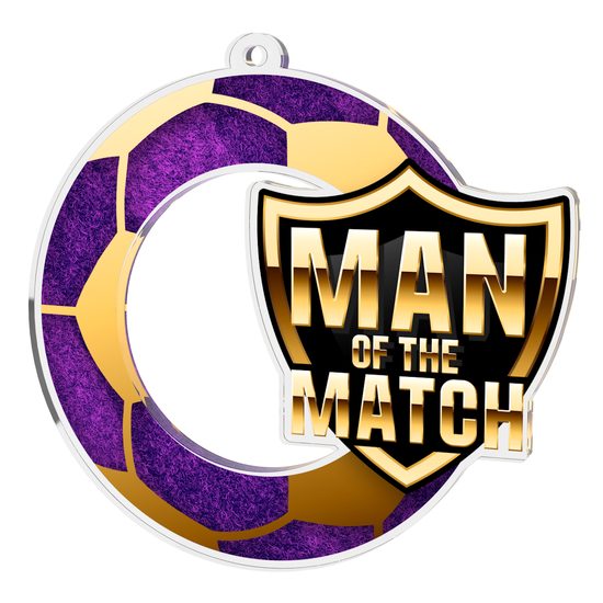 Medalla de Escudo Jugador del Partido de Fútbol