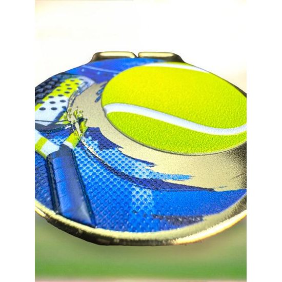 Medalla Sacul Padel Textura Color Impresión 3D