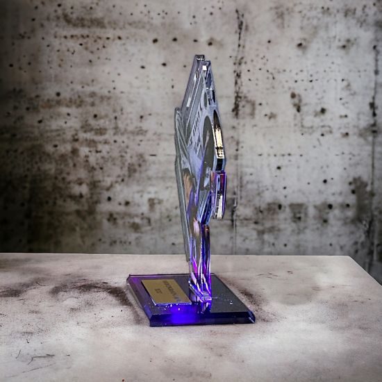 Trofeo Acrílico Cannes para Baile Urbano